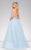 42937A Corset Style Sweetheart High Low Prom Dress