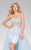 42937A Corset Style Sweetheart High Low Prom Dress