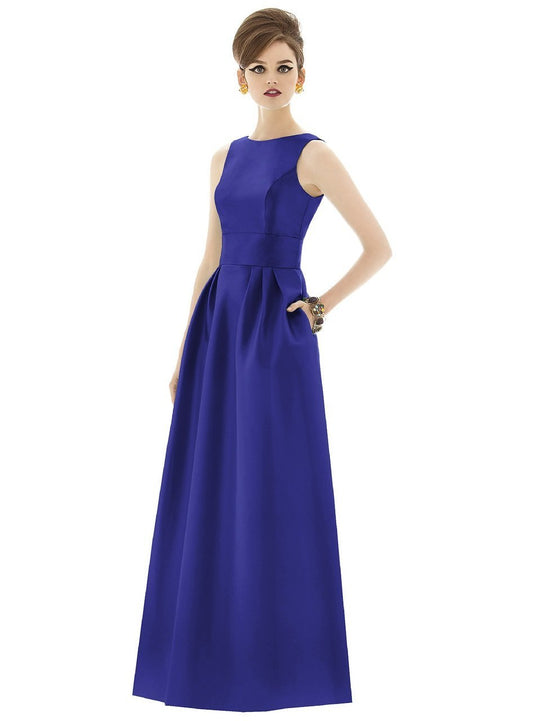 D661 Bridesmaid Dress in Electric Blue