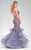 45997 Beaded Halter Mermaid Dress