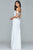 Off-Shoulder Drape Gown  8083