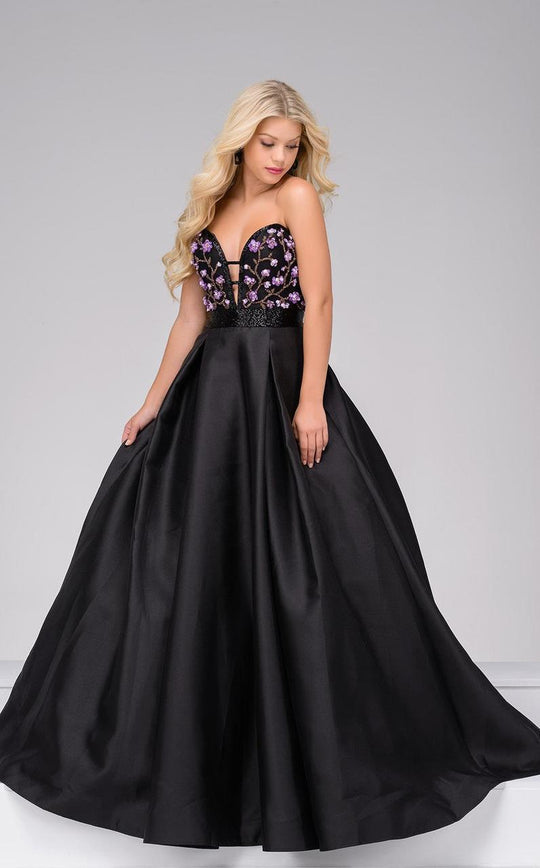 46771A Sweetheart A-Line Beaded Prom Ballgown