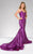 46811A Sweetheart Neck Empire Trumpet Gown