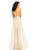 Johnathan Kayne - 8084 Embroidered Mesh Gown with Detachable Skirt In Neutral