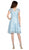 Poly USA - Jewel Lace A-Line Cocktail Dress 8090 In Blue