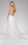 36990 Crystal Embellished Strapless A Line Gown