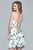 Deep V-Neck A-Line Dress 8093