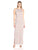 Aidan Mattox - MD1E200451 Halter Neck Piping Column Dress in Pink