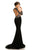 Johnathan Kayne - 8102 Beaded Jewel Mermaid Dress in Black