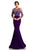 Johnathan Kayne - 8102 Beaded Jewel Mermaid Dress in Purple