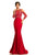 Johnathan Kayne - 8102 Beaded Jewel Mermaid Dress in Red