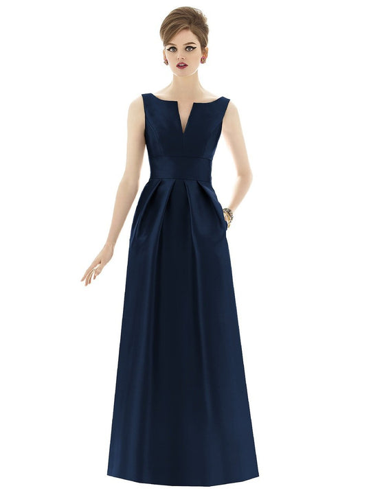 D655 Bridesmaid Dress in Midnight