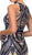 Sleeveless Sequined Jewel Neck Sheath Evening Dress