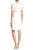 Elie Tahari - E303N607 Lace V-neck A-line Dress In White
