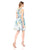 Adrianna Papell - AP1D101968 Floral Jewel A-Line Cocktail Dress In Blue and Multi-Color