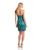 Adrianna Papell - 41872340 Strapless Sequined Lace Cocktail Dress in Green