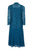 Alex Evenings - 8112213 Mock Two-Piece Sequined Lace Dress with Jacket In Blue