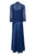 Alex Evenings - 81122152 Lace Bodice Long A-Line Dress with Jacket In Blue