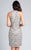 Lara Dresses - 33256 Bedazzled Halter Sheath Dress In Gray