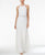 Adrianna Papell - Halter Neckline Mesh Long Dress 181914930 in White