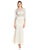 Alex Evenings - 1121776 Lace V-Neck Column Dress in Neutral
