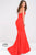 Strapless Plunging Sweetheart Neck Dress JVN31607