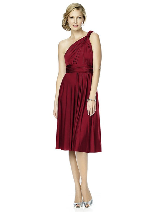 MJ-TWIST1 Dress in Claret