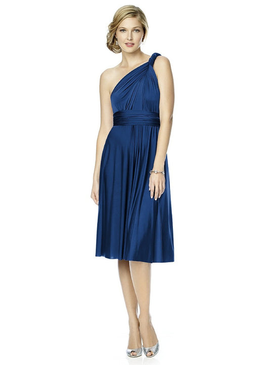 MJ-TWIST1 Dress in Estate Blue