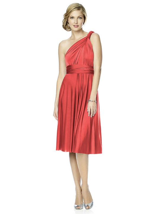 MJ-TWIST1 Dress in Firecracker
