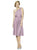 MJ-TWIST1 Dress in Suede Rose