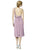 MJ-TWIST1 Dress in Suede Rose