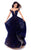 Tarik Ediz - 93321 Illusion Off Shoulder Corset Bodice Ballgown In Blue