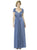 Dessy Collection - MJ-TWIST2 Twist Wrap Convertible Dress In Blue