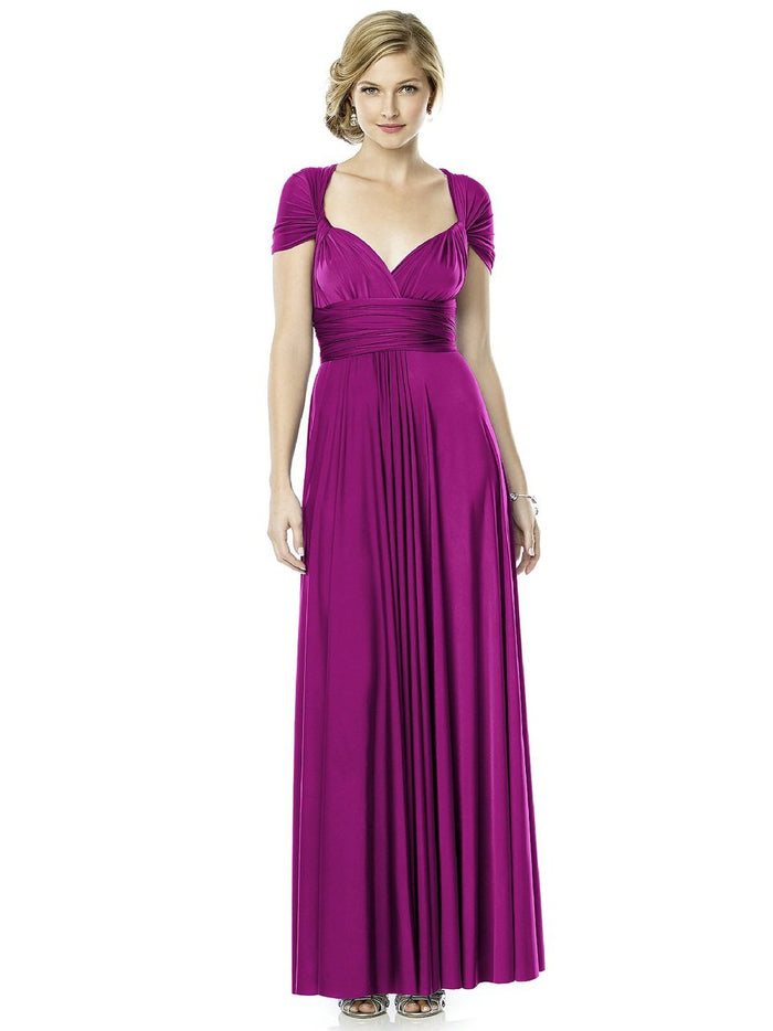 MJ-TWIST2 Dress in Persian Plum