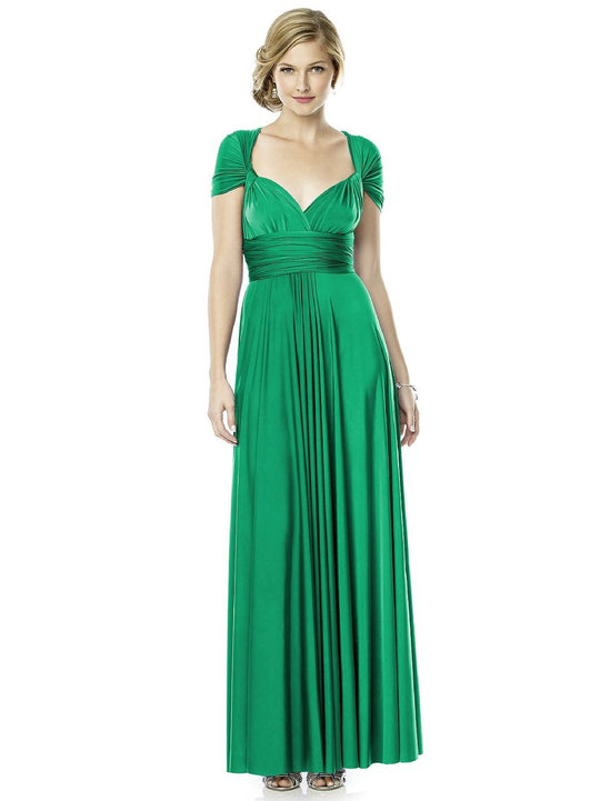 MJ-TWIST2 Dress in Pantone Emerald