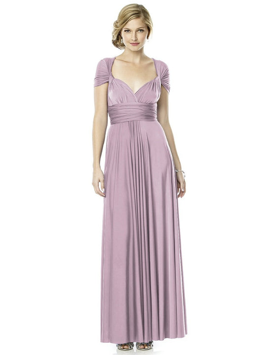 MJ-TWIST2 Dress in Suede Rose