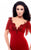 Tarik Ediz - 93338 Fringed Fitted Cocktail Dress In Red