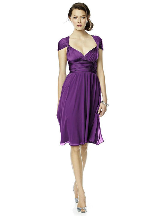 LUXTWIST1 Dress in African Violet