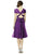 LUXTWIST1 Dress in African Violet