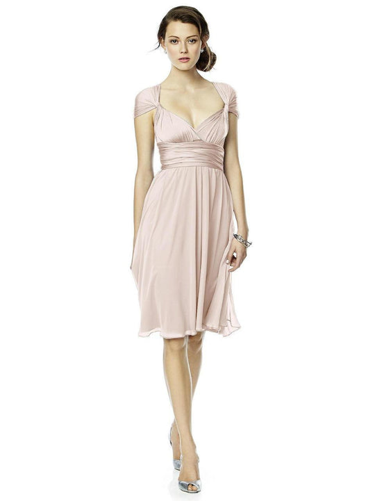 LUXTWIST1 Dress in Blush