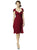 LUXTWIST1 Dress in Claret