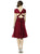 LUXTWIST1 Dress in Claret