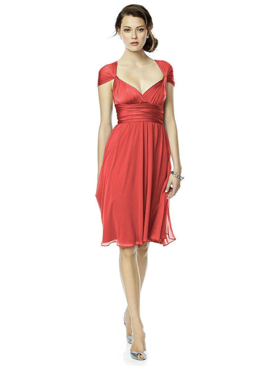 LUXTWIST1 Dress in Firecracker