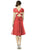 LUXTWIST1 Dress in Firecracker