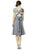 LUXTWIST1 Dress in Platinum