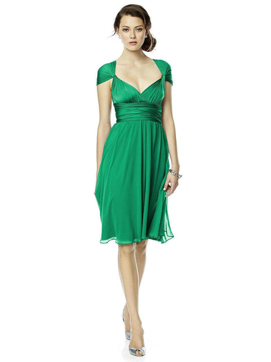 LUXTWIST1 Dress in PANTONE EMERALD