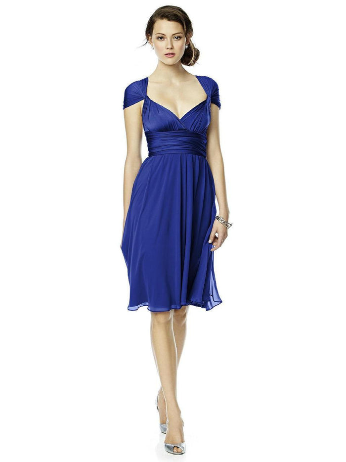 LUXTWIST1 Dress in Sapphire