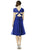LUXTWIST1 Dress in Sapphire