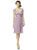 LUXTWIST1 Dress in Suede Rose