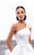 Tarik Ediz - 93350 Asymmetrical High Low Cocktail Dress In White